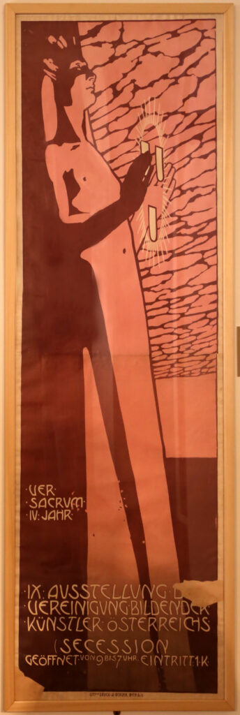 Poster for IX exhibition of Vienna Secession (1901) – Alfred Roller Tablo