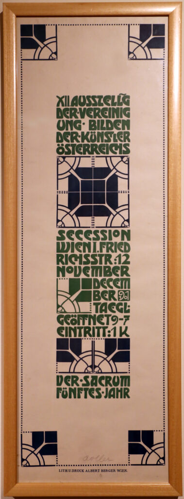 Poster for XII exhibition of Vienna Secession (1901) - Alfred Roller Tablo