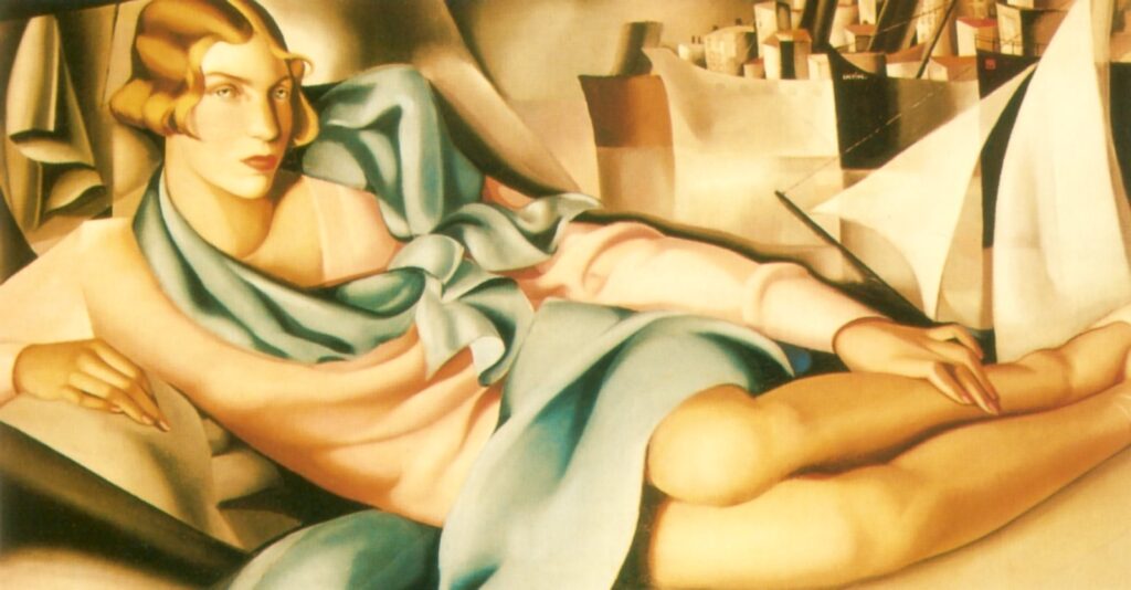 Potrait of Arlette Boucard (1928) - Tamara de Lempicka Tablo