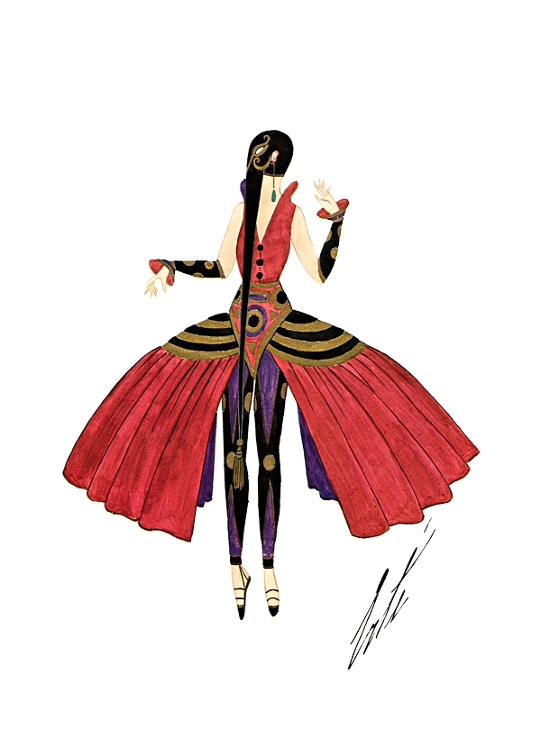 Project for The Masks – Erté Tablo