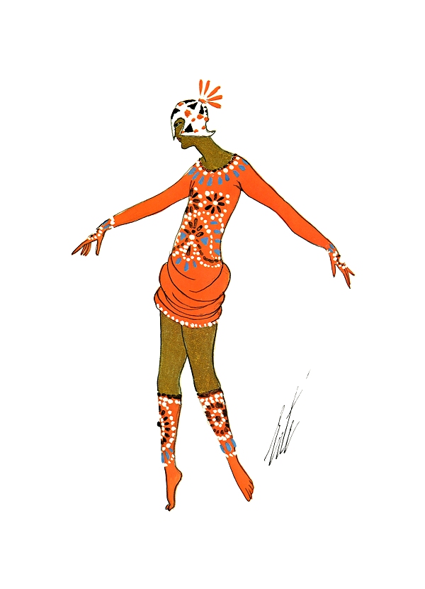 Project for The Minotaur – Erté Tablo