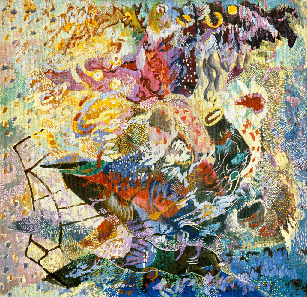 Promenade d'Élisabeth (1946) - Endre Rozsda Tablo
