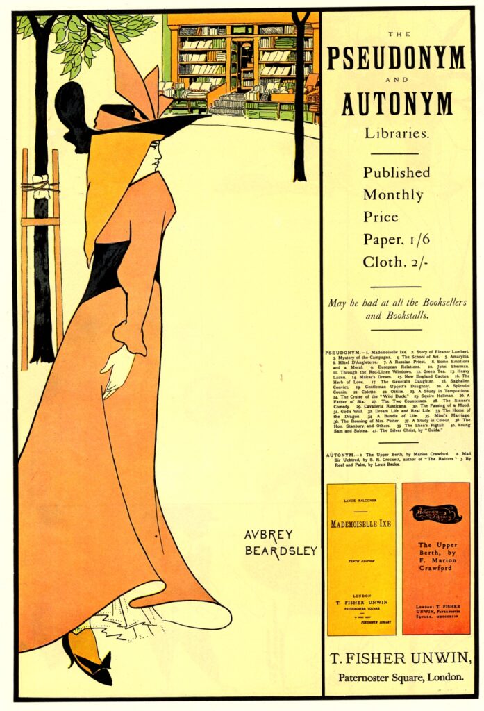 Publicity poster for 'The Yellow Book' - Aubrey Beardsley Tablo