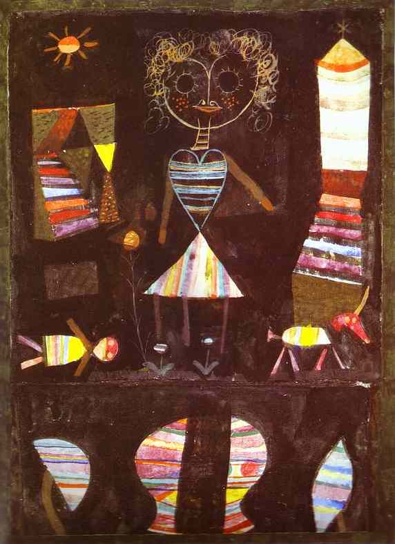 Puppet theater (1923) – Paul Klee Tablo