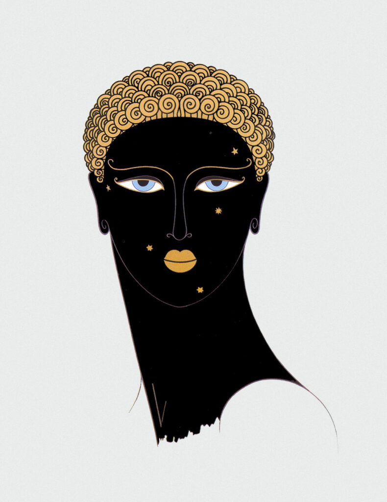 Queen of Sheba - Erté Tablo