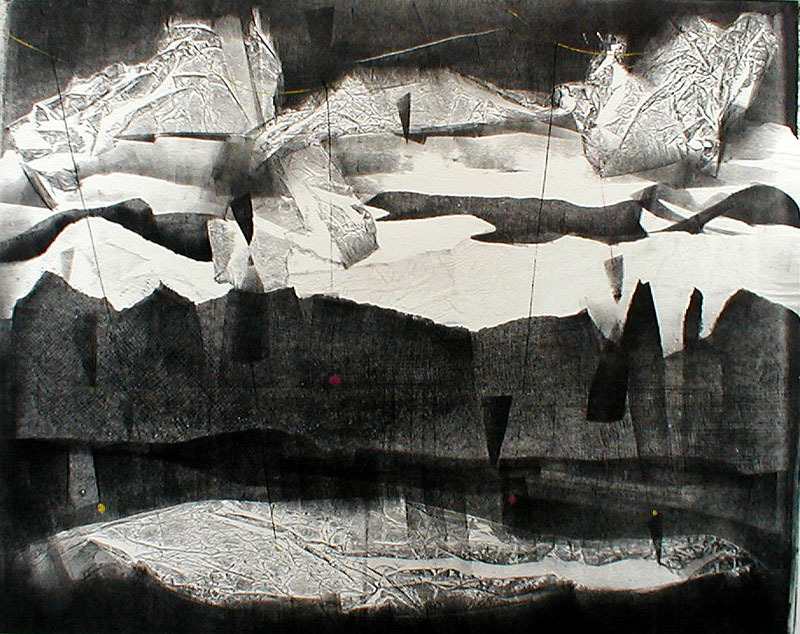 Rain on the Mesa New Mexico (1951) – Adja Yunkers Tablo