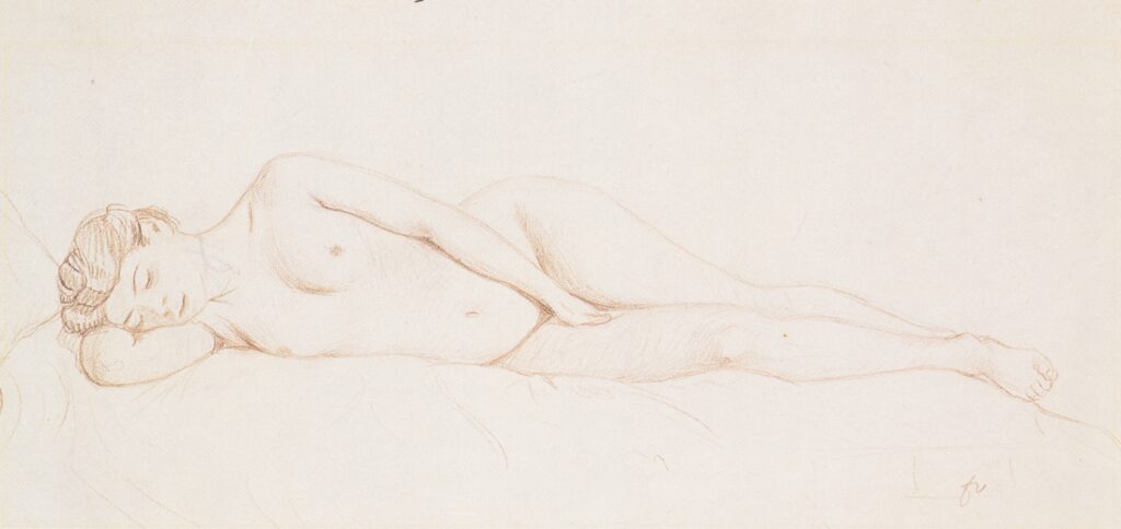 Reclining Female Nude (1905) - Félix Vallotton Tablo