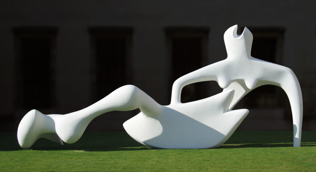 Reclining Figure (1951) - Henry Moore Tablo