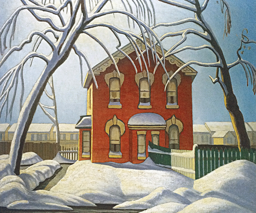 Red House (1925) – Lawren Harris Tablo