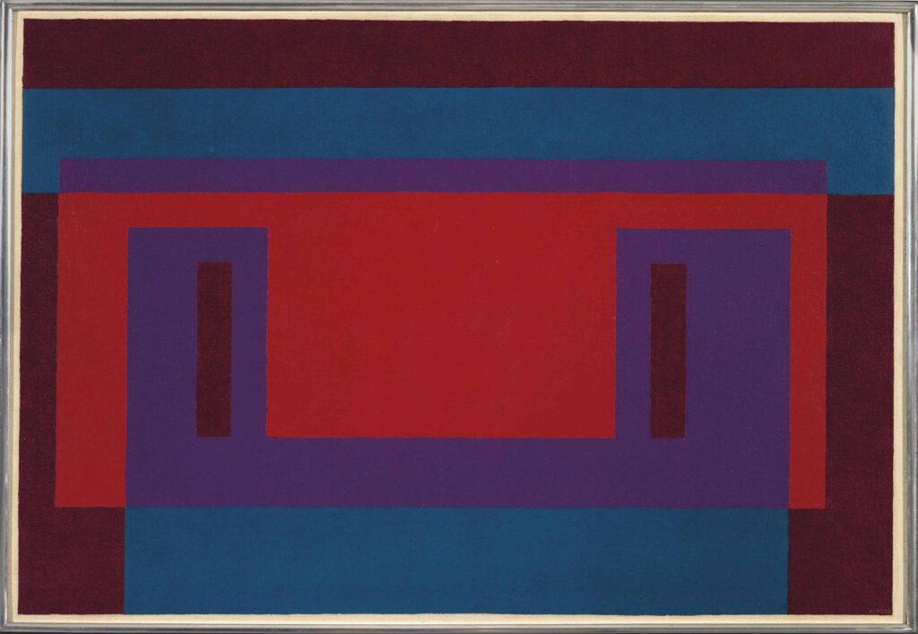 Red Wall (1947) - Josef Albers Tablo