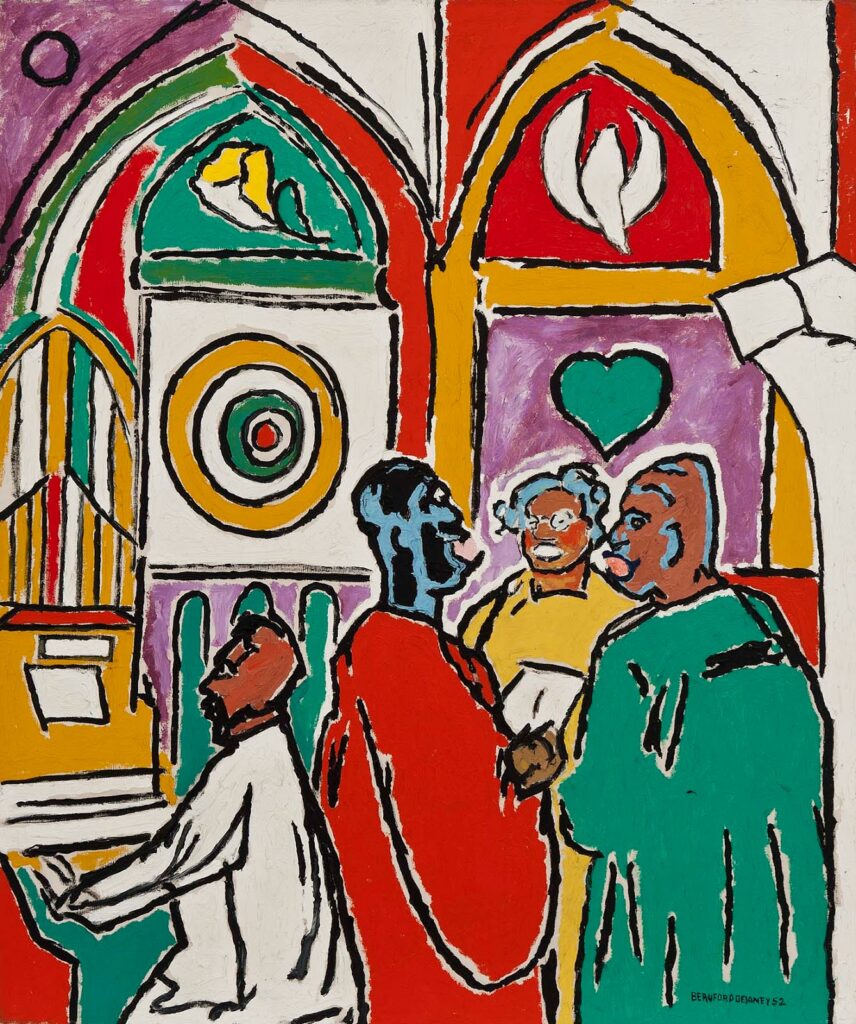 Rehearsal (1952) - Beauford Delaney Tablo