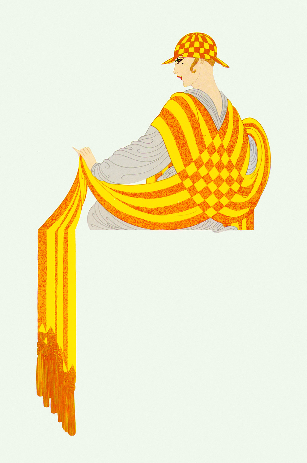 Resting - Erté Tablo kanvas tablo