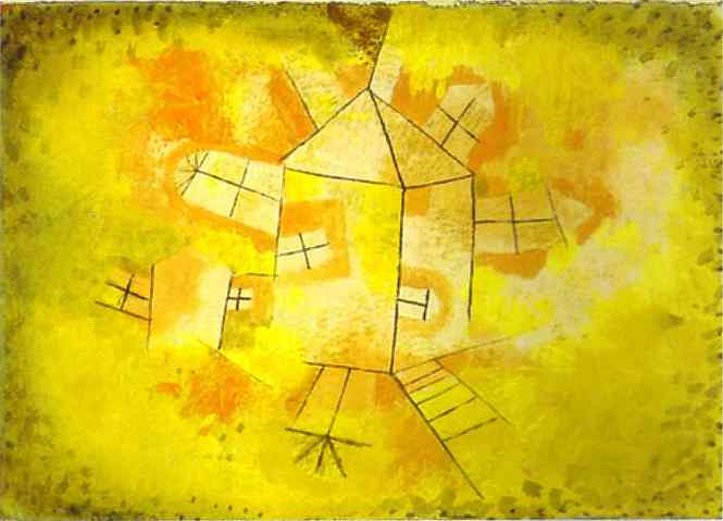 Revolving House (1921) – Paul Klee Tablo