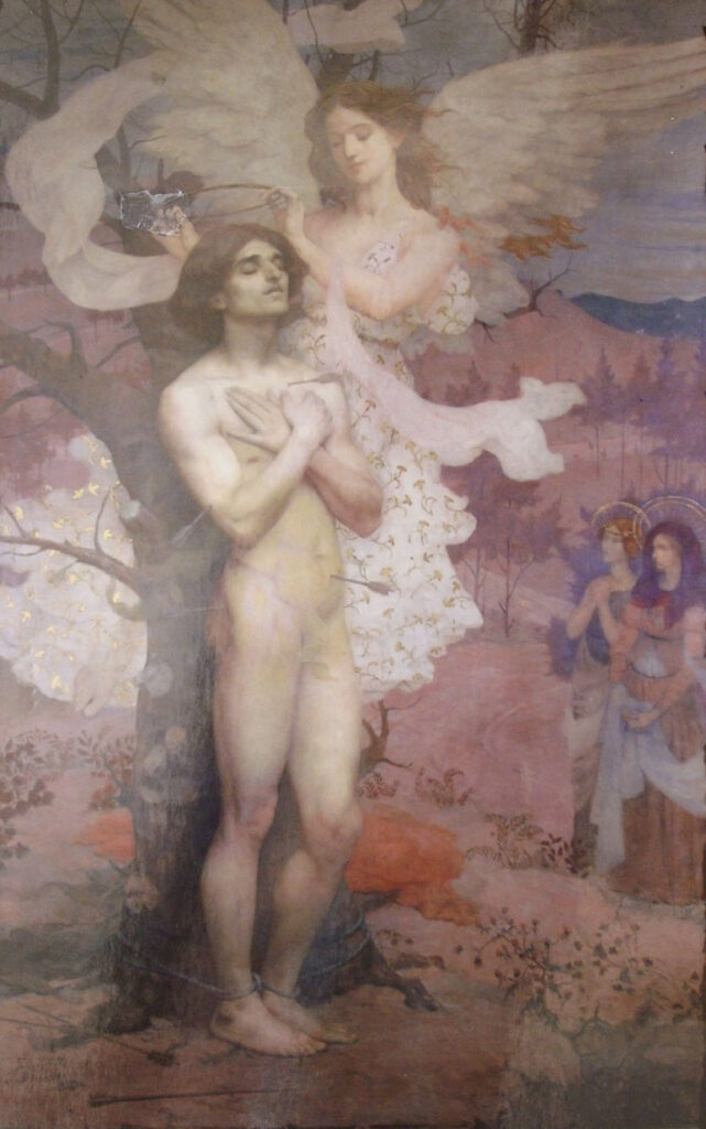 Reward of Saint Sebastian (1898) - Eliseu Visconti Tablo