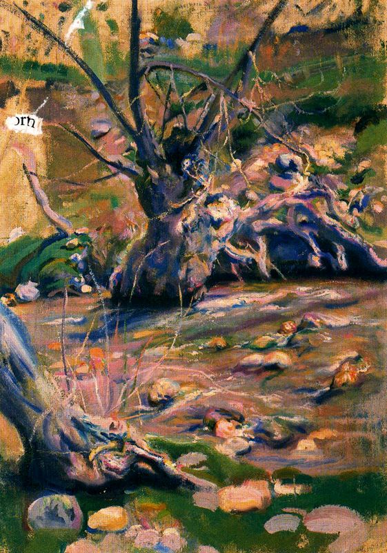 Rio Lozoya the passage by the Paular – Carlos Sáenz de Tejada Tablo