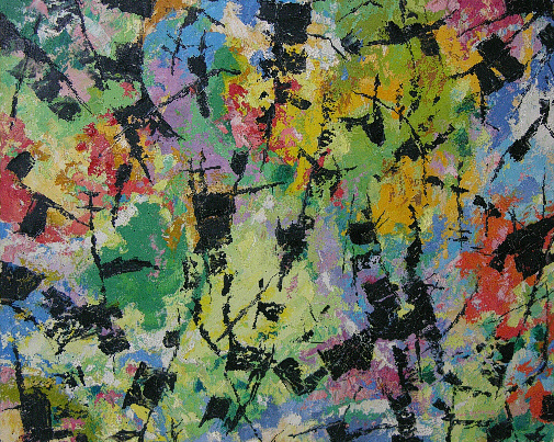 Riviera Winter Colour Symphony (1955) – Jock Macdonald Tablo