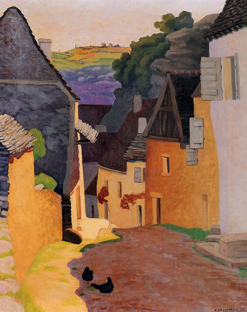 Rocamadour Landscape (1925) - Félix Vallotton Tablo