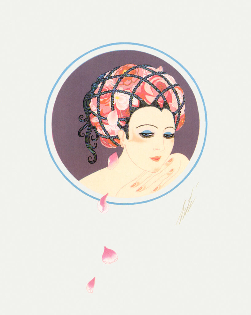 Rose Turban - Erté Tablo