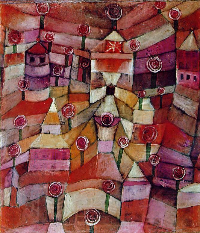 Rose garden (1920) – Paul Klee Tablo