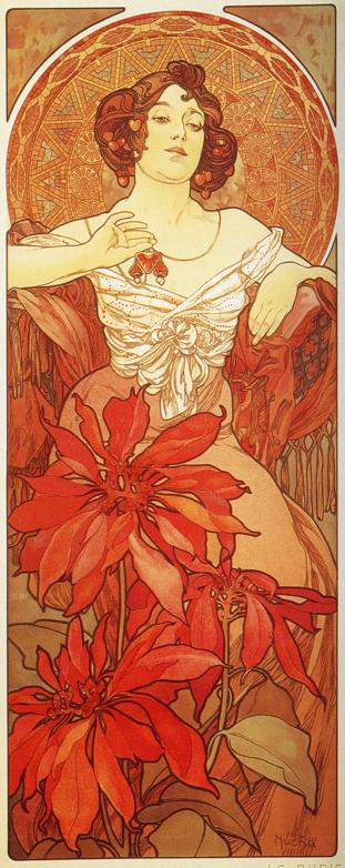 Ruby (1899) – Alphonse Mucha Tablo