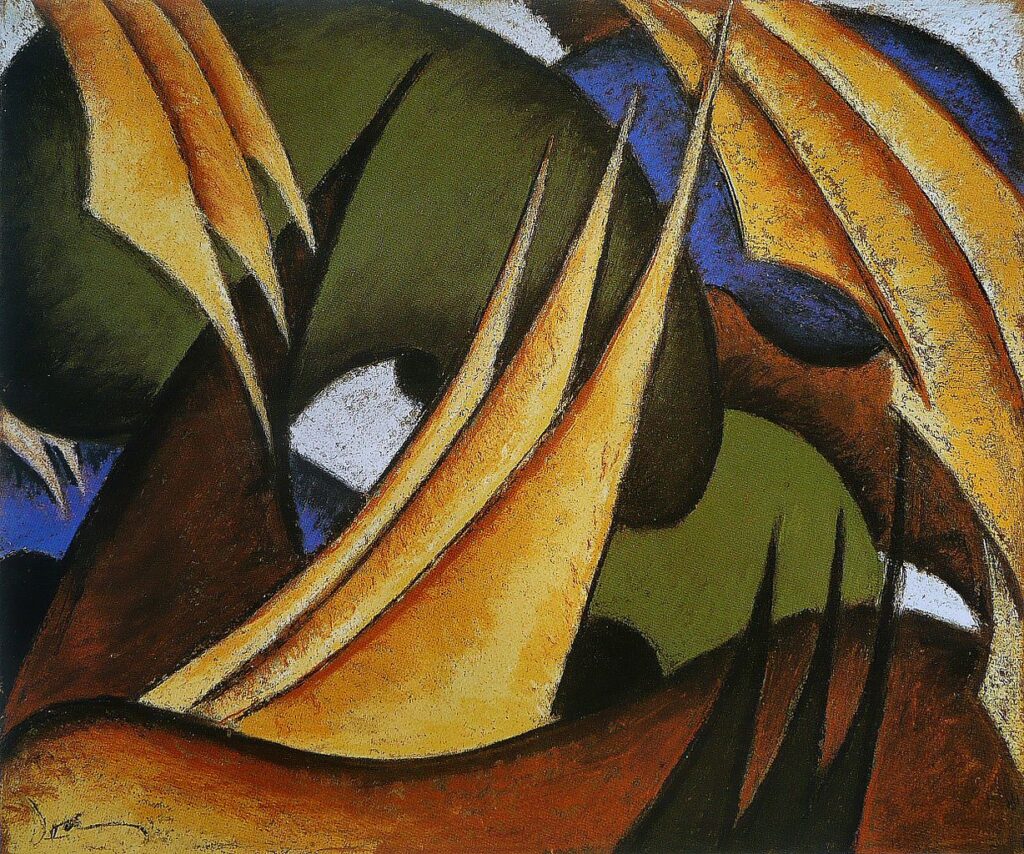 Sails (1912) - Arthur Dove Tablo