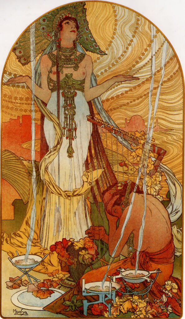 Salammbô (1896) - Alphonse Mucha Tablo