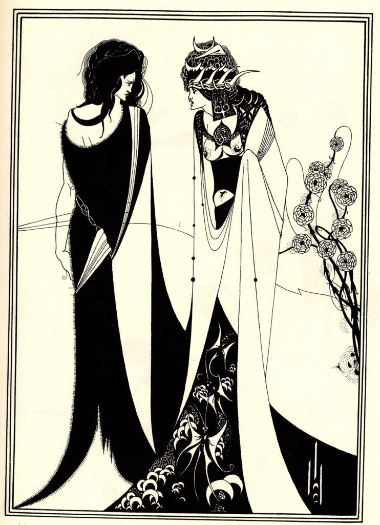 Salome with Her Mother, Herodias (1894) - Aubrey Beardsley Tablo
