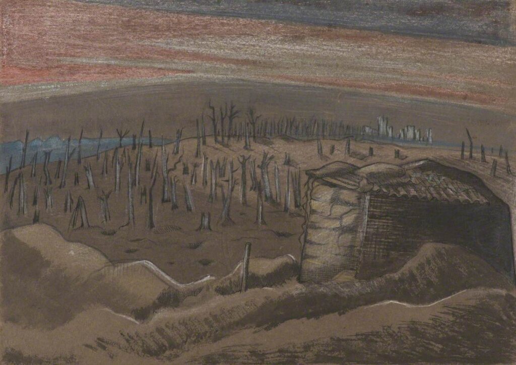 Sanctuary Wood (1917) - Paul Nash Tablo