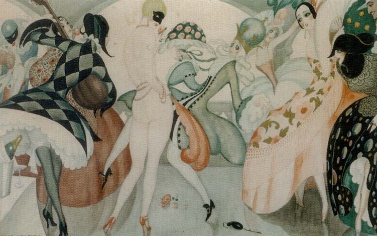 Scène De Carnaval – Gerda Wegener Tablo