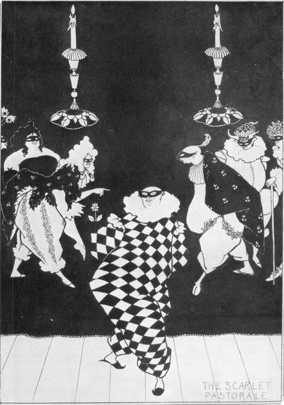 Scarlet Pastorale (1894) – Aubrey Beardsley Tablo