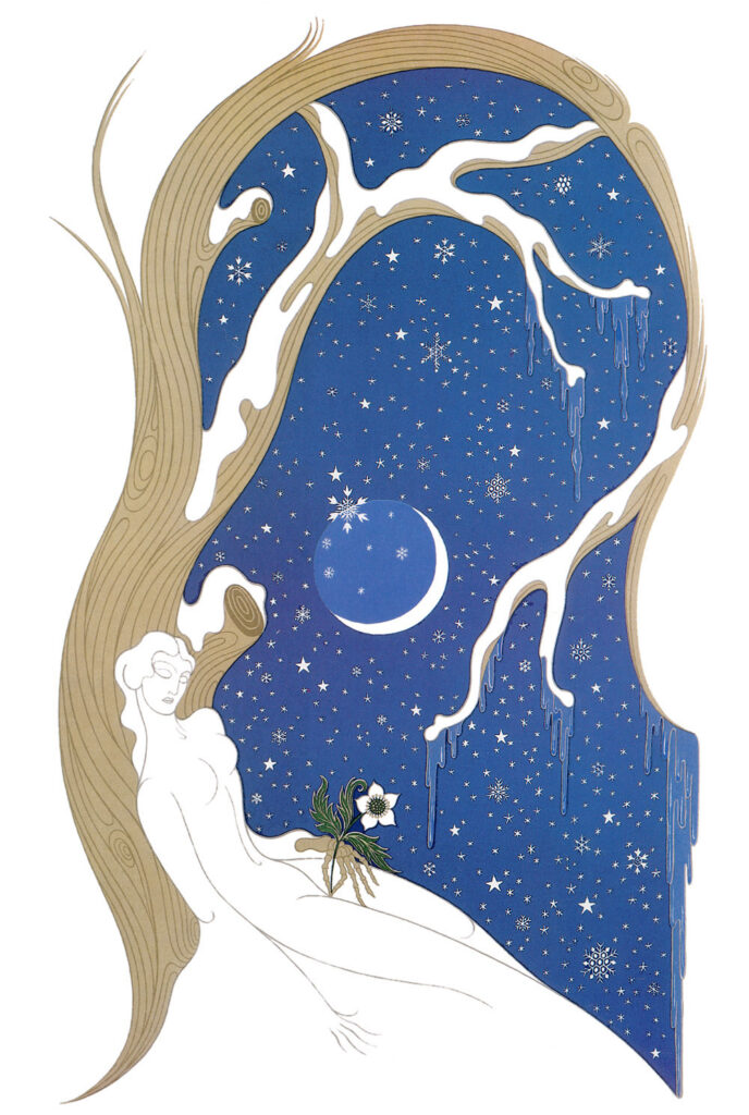 Seasons' Winter - Erté Tablo