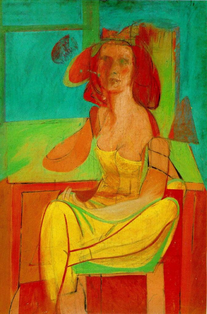 Seated Woman (1940) - Willem de Kooning Tablo