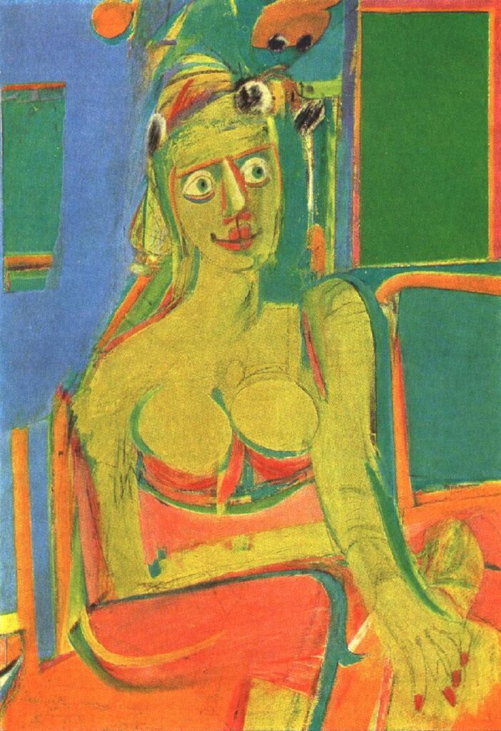 Seated Woman 2 (1940) - Willem de Kooning Tablo