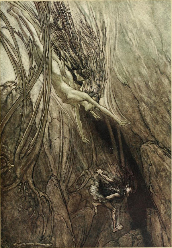 Seize the despoiler – Arthur Rackham Tablo