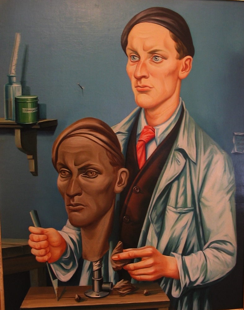Selbstbildnis – Julius Bissier Tablo