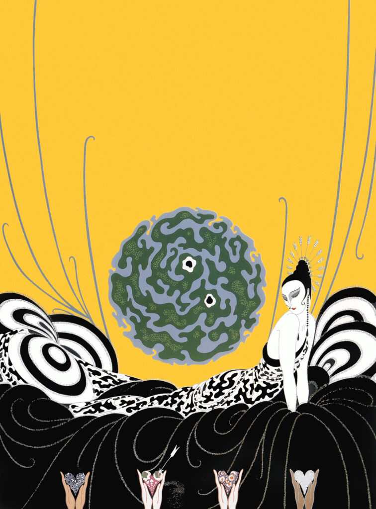 Selection of a Heart - Erté Tablo