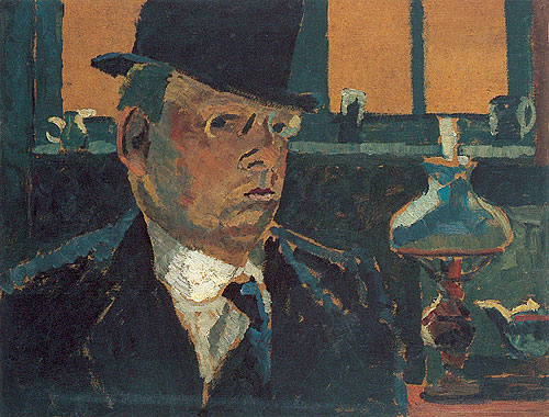 Self Portrait (1910) – Willi Baumeister Tablo