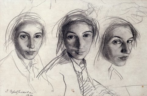 Self Portrait (1914) – Zinaida Serebriakova Tablo