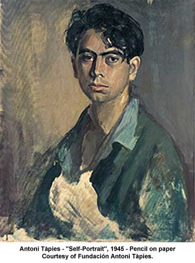 Self Portrait (1945) – Antoni Tàpies Tablo