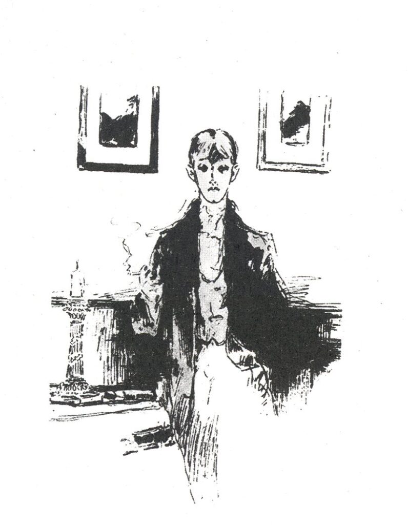 Self portait – Aubrey Beardsley Tablo