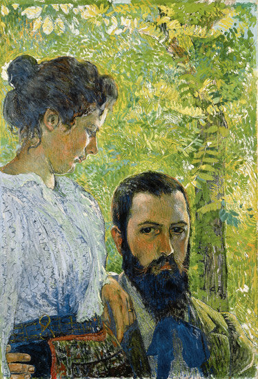 Self portrait (1899) – Cuno Amiet Tablo