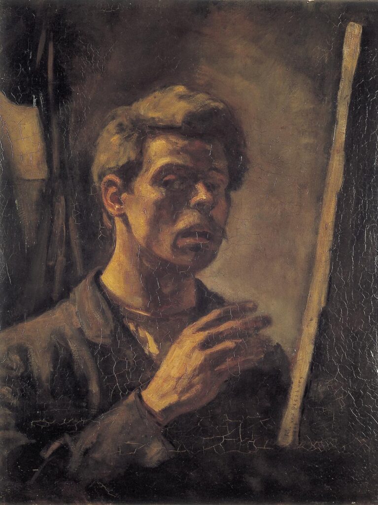 Self portrait (1906) - Theo van Doesburg Tablo