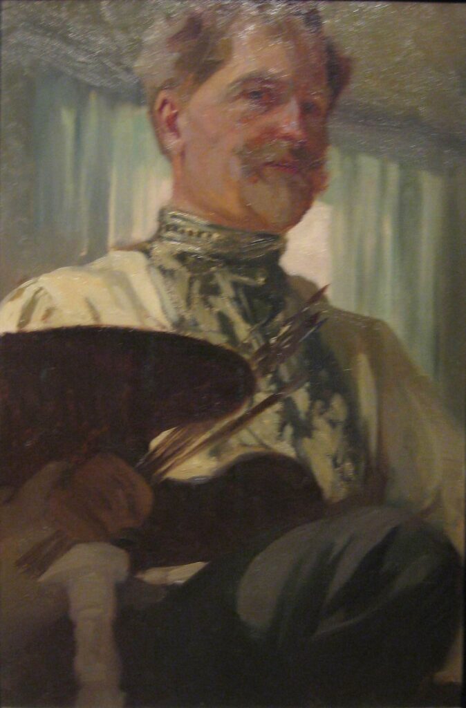Self portrait (1907) - Alphonse Mucha Tablo