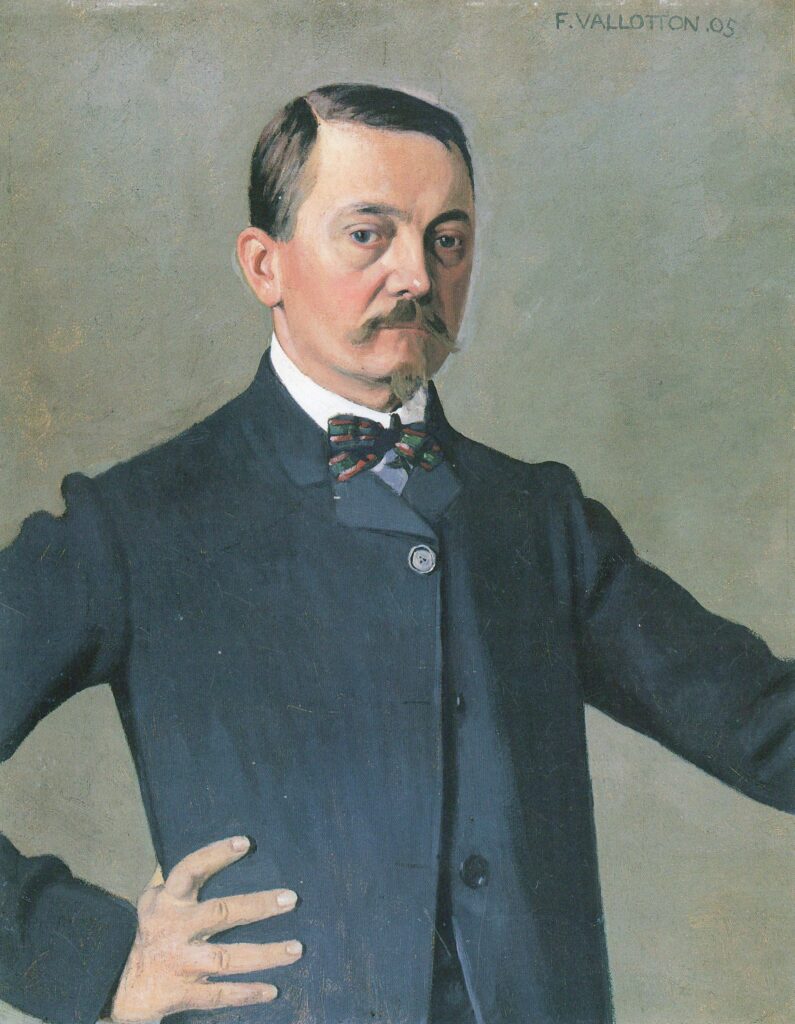 Self portrait (1925) - Félix Vallotton Tablo
