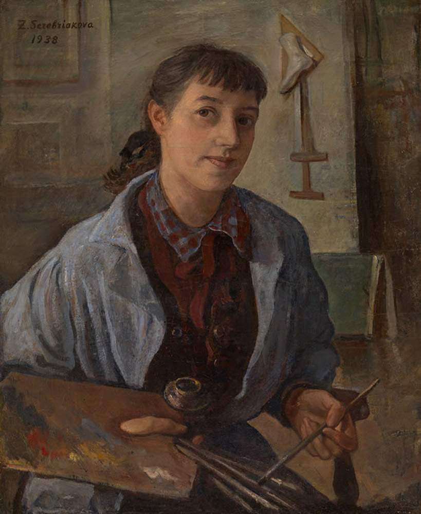 Self portrait (1938) – Zinaida Serebriakova Tablo
