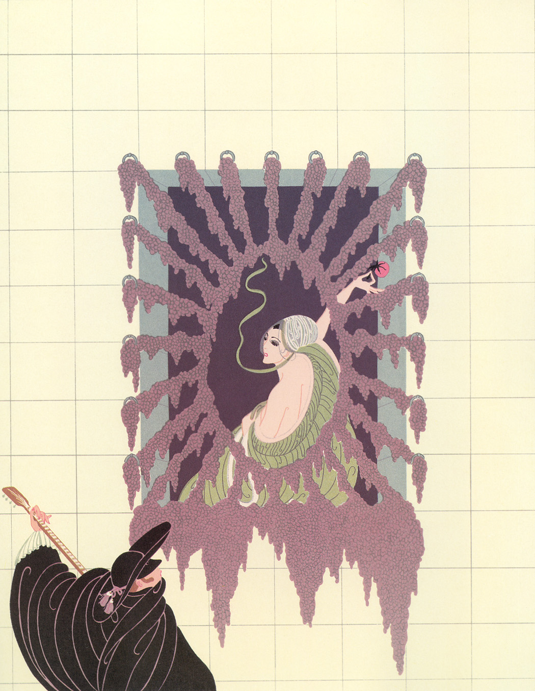 Serenade - Erté Tablo kanvas tablo
