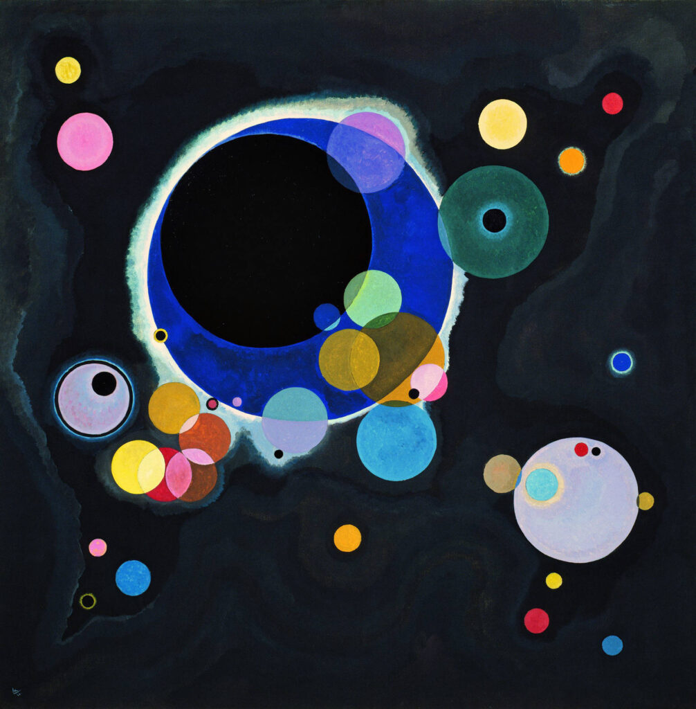 Several Circles (1926) - Wassily Kandinsky Tablo