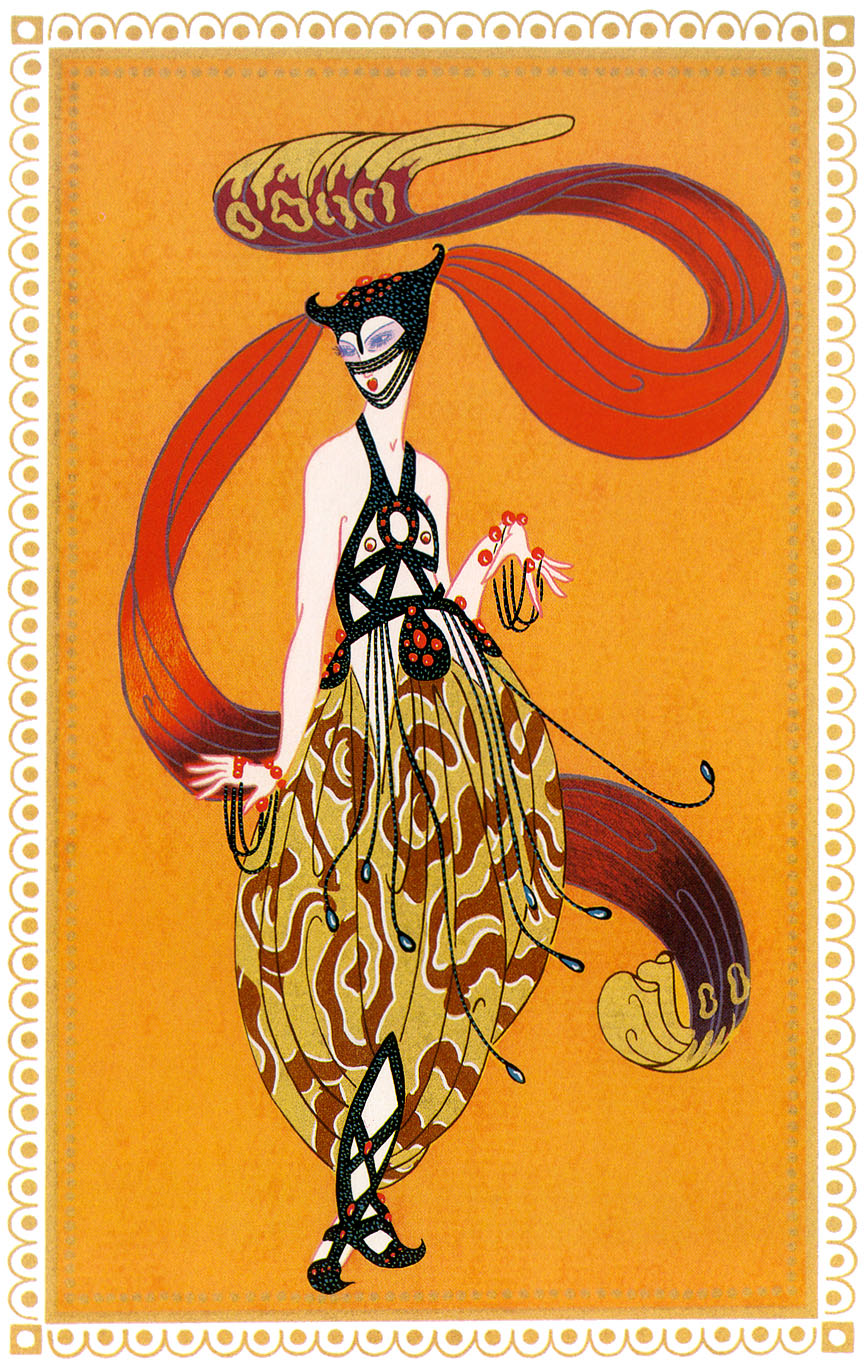 Sheerazade 7 - Erté Tablo kanvas tablo