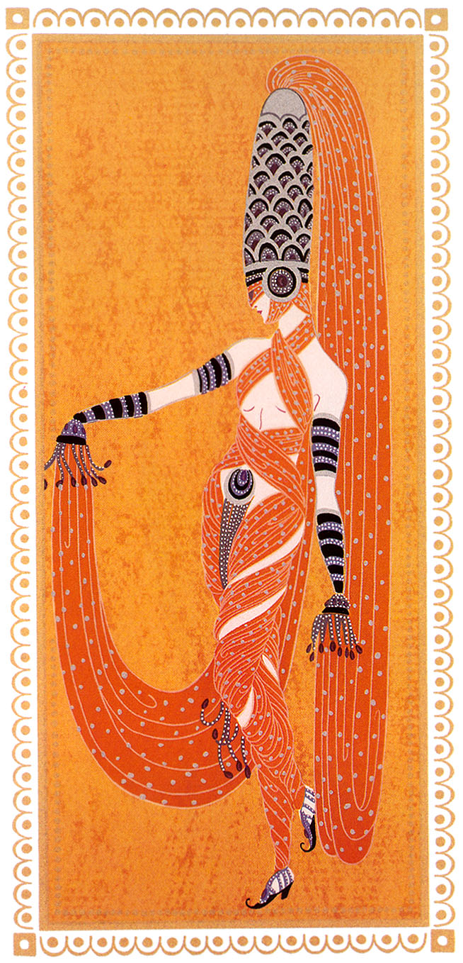 Sheerazade 8 - Erté Tablo kanvas tablo