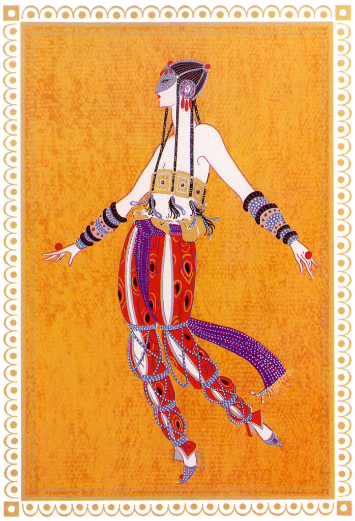 Sheerazade 9 - Erté Tablo